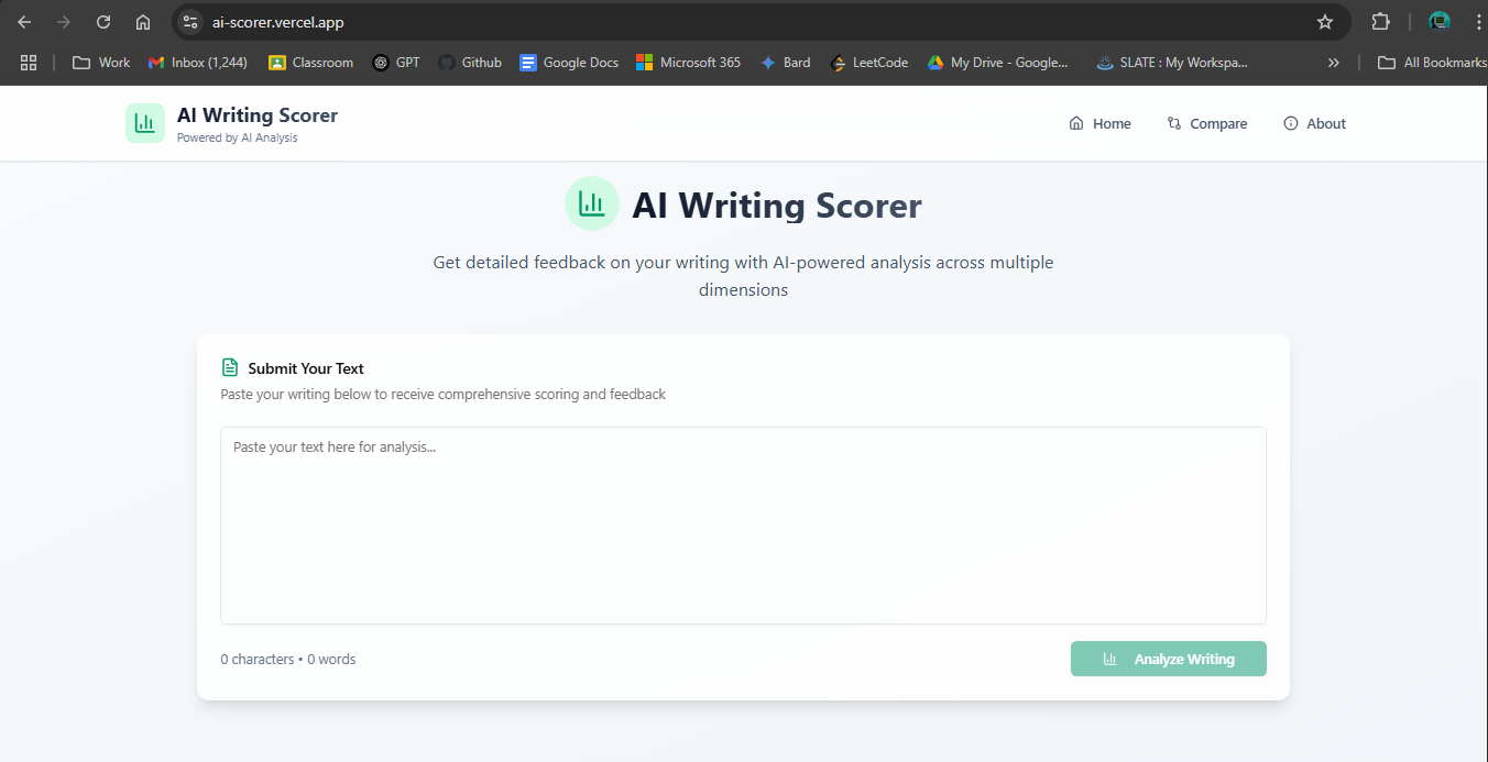 AI-Scorer - Automated Answer Evaluation Tool